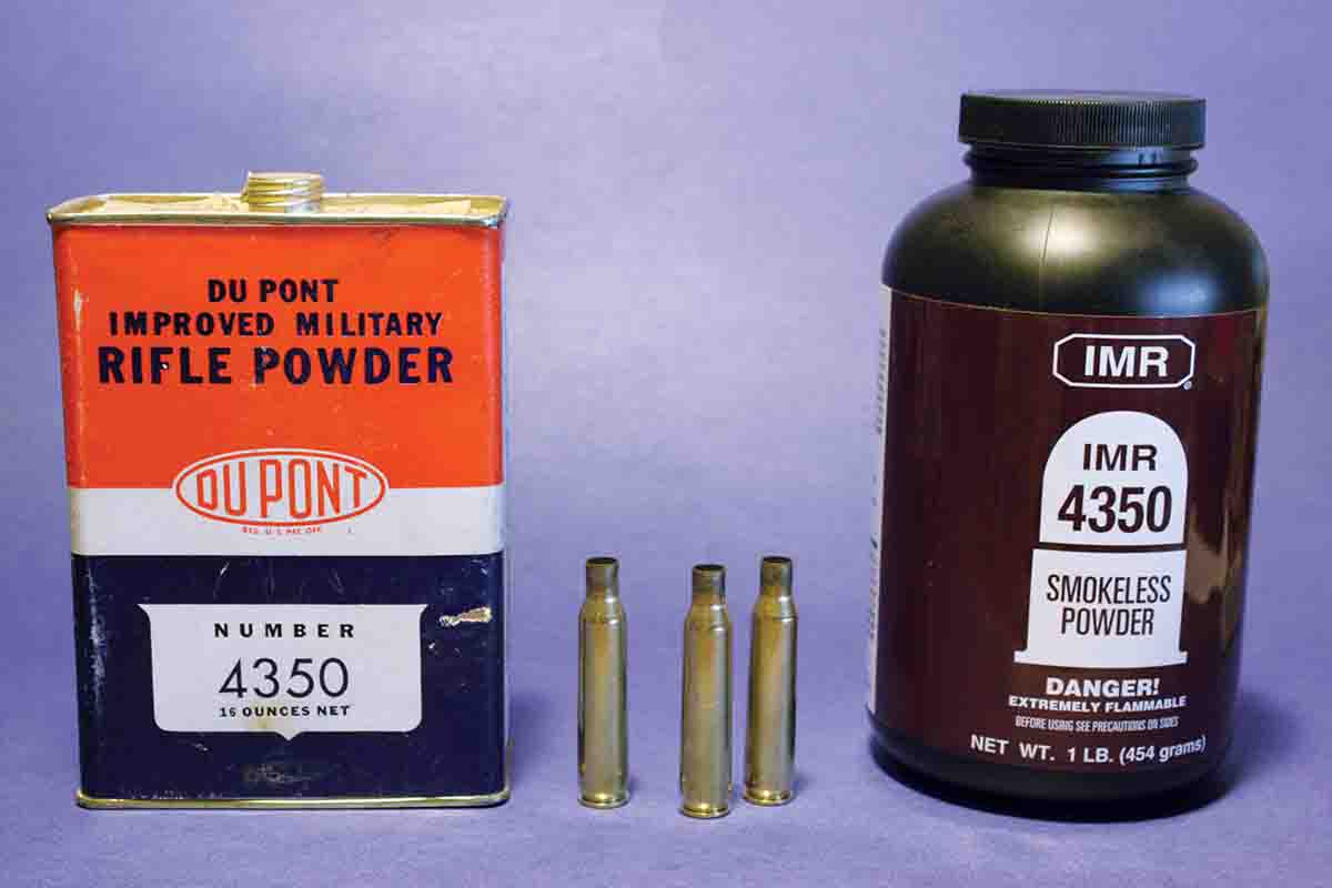 The introduction of DuPont Improved Military Rifle Powder Number 4350 in 1940 – at the time, the slowest burning powder available to handloaders – really did improve velocities in many centerfire cartridges, including the .257 Roberts. However, factory .257 ammunition continued to be loaded to 1930’s velocities until almost 1990.